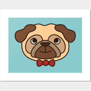 Cute and Kawaii Adorable Pug Posters and Art